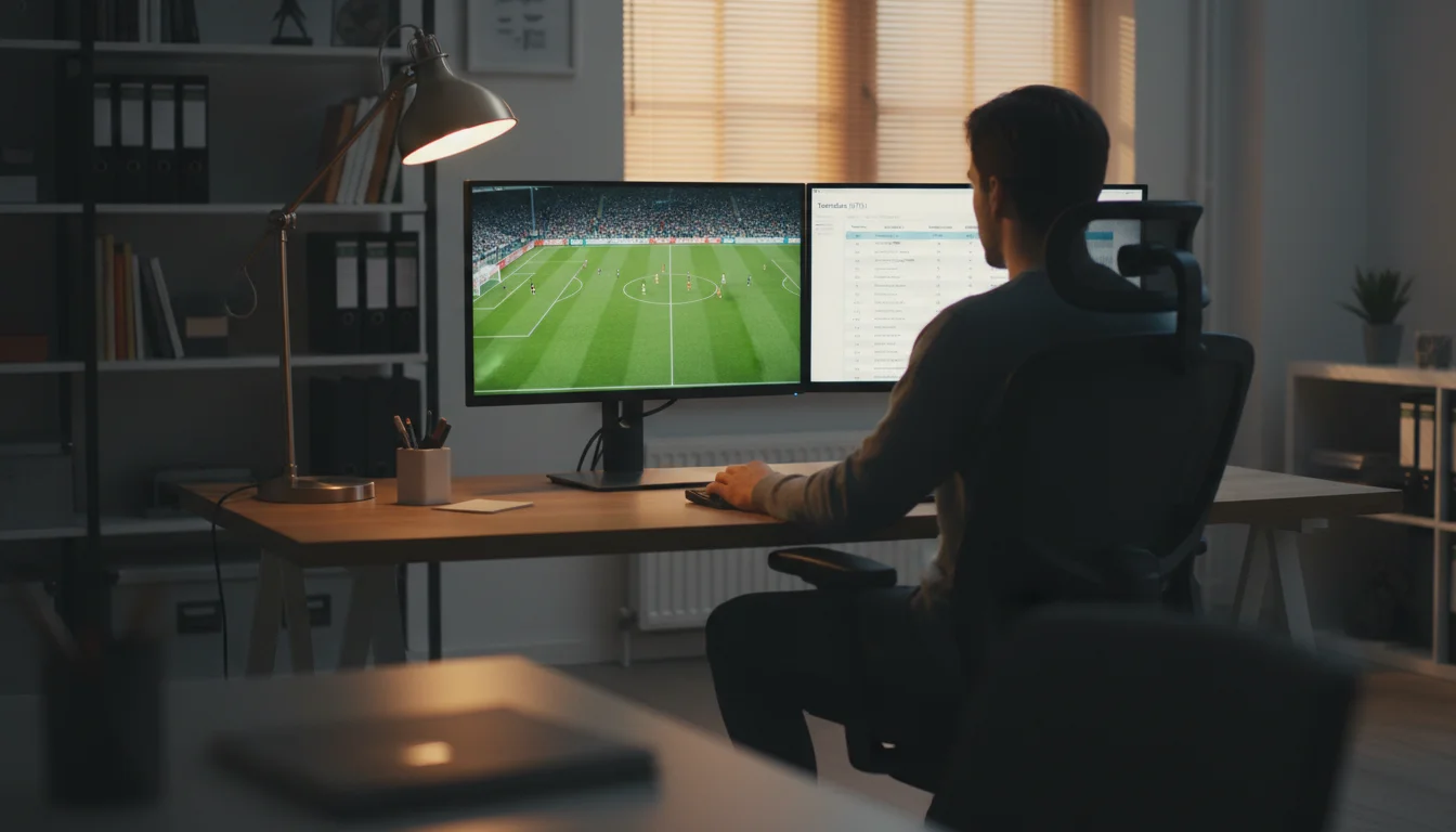 Voetbalanalist bestudeert wedstrijddata voor BTTS-voorspellingen