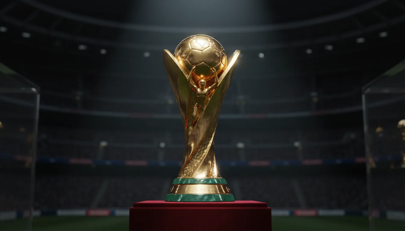 Kampioenstrofee met competitielogo
