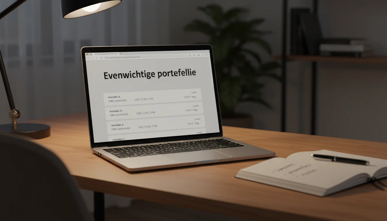 Laptop met meerdere browsertabs open op bureau