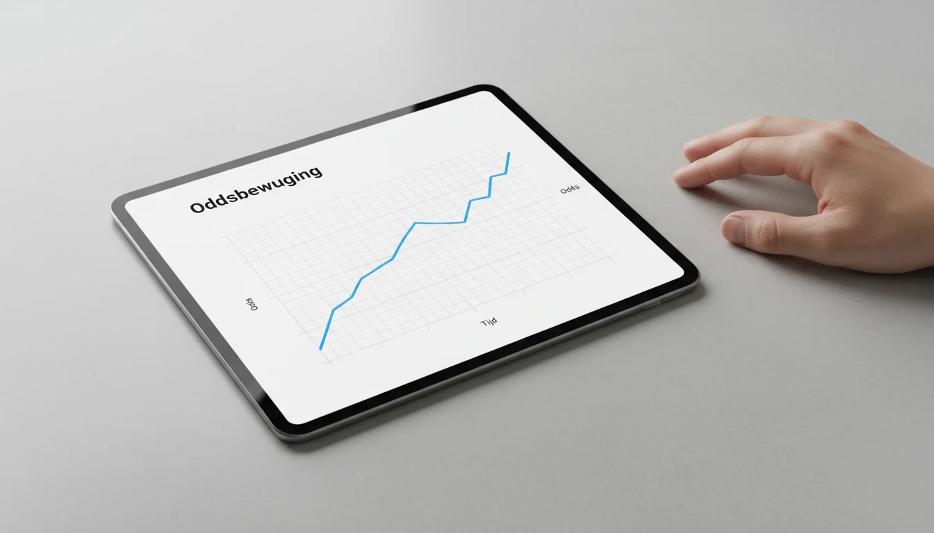 Overzichtelijke lijngrafiek toont quoteringsveranderingen over tijd